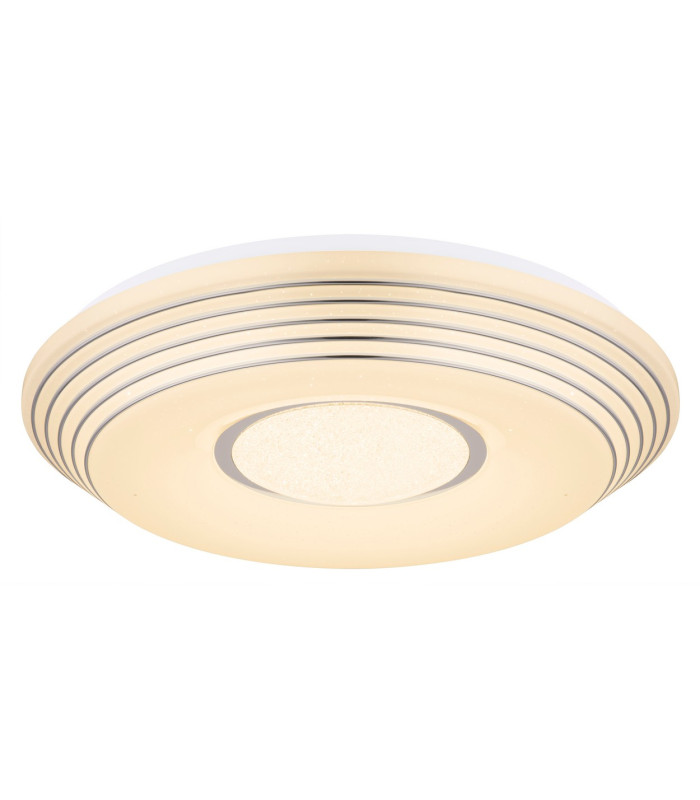 Pillo Decorative Flush Ceiling Light White LED Dimmable 3000-6000K Remote Control-5