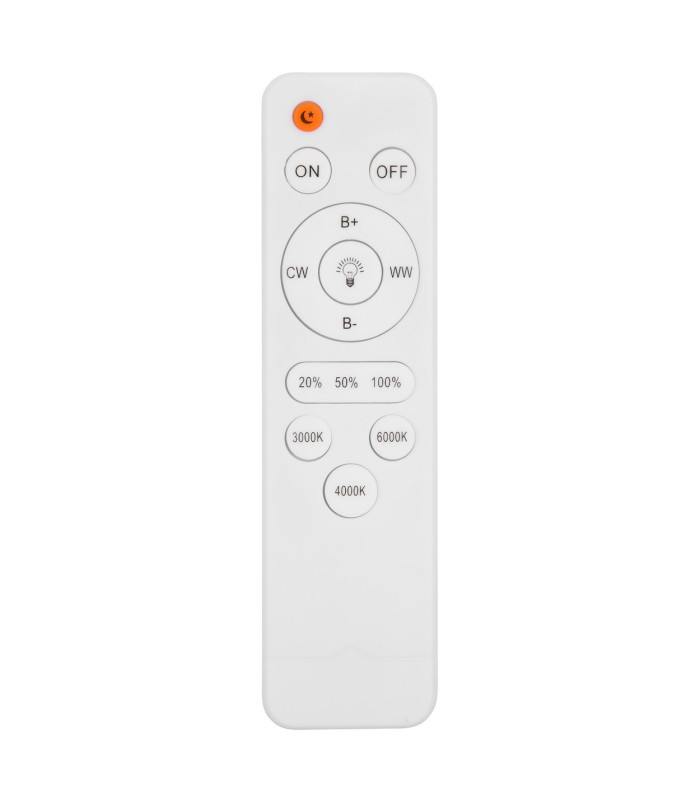 Pillo Decorative Flush Ceiling Light White LED Dimmable 3000-6000K Remote Control-7