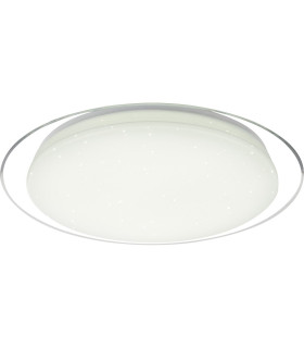 Optima Decorative Flush Ceiling Light White LED Dimmable 2700-6500K Remote Control Timer-2