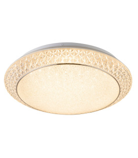 Ronja Decorative Flush Ceiling Light White LED Dimmable 2700-6500K Remote Control-1