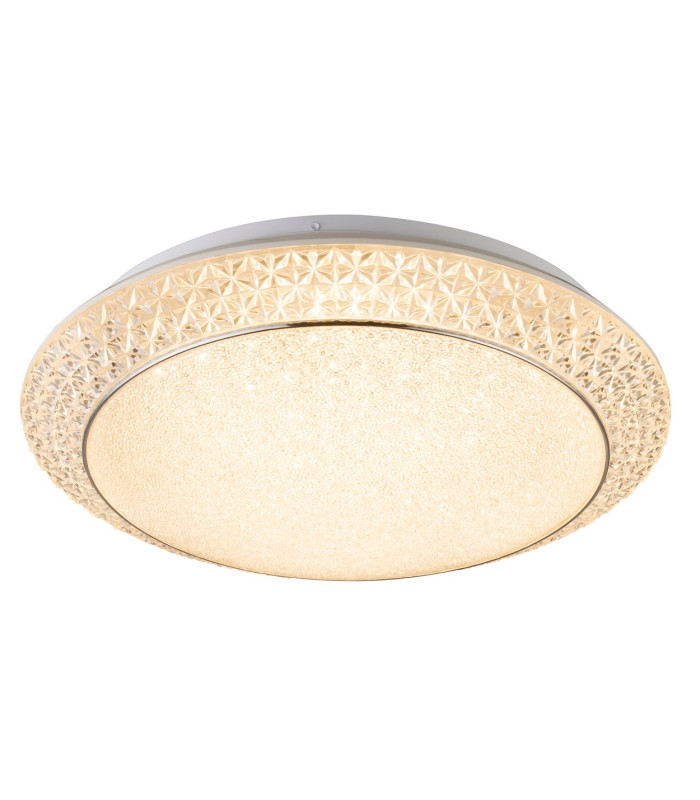 Ronja Decorative Flush Ceiling Light White LED Dimmable 2700-6500K Remote Control-1