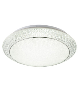 Ronja Decorative Flush Ceiling Light White LED Dimmable 2700-6500K Remote Control-2