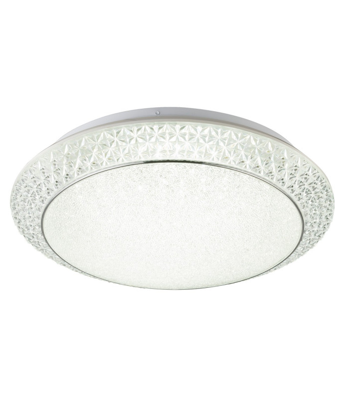 Ronja Decorative Flush Ceiling Light White LED Dimmable 2700-6500K Remote Control-2
