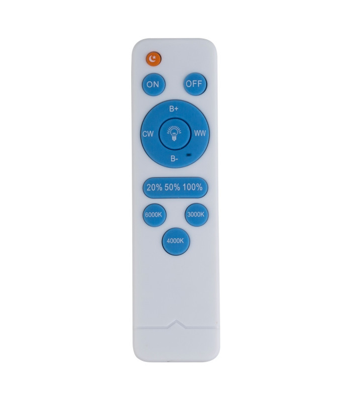 Ronja Decorative Flush Ceiling Light White LED Dimmable 2700-6500K Remote Control-4