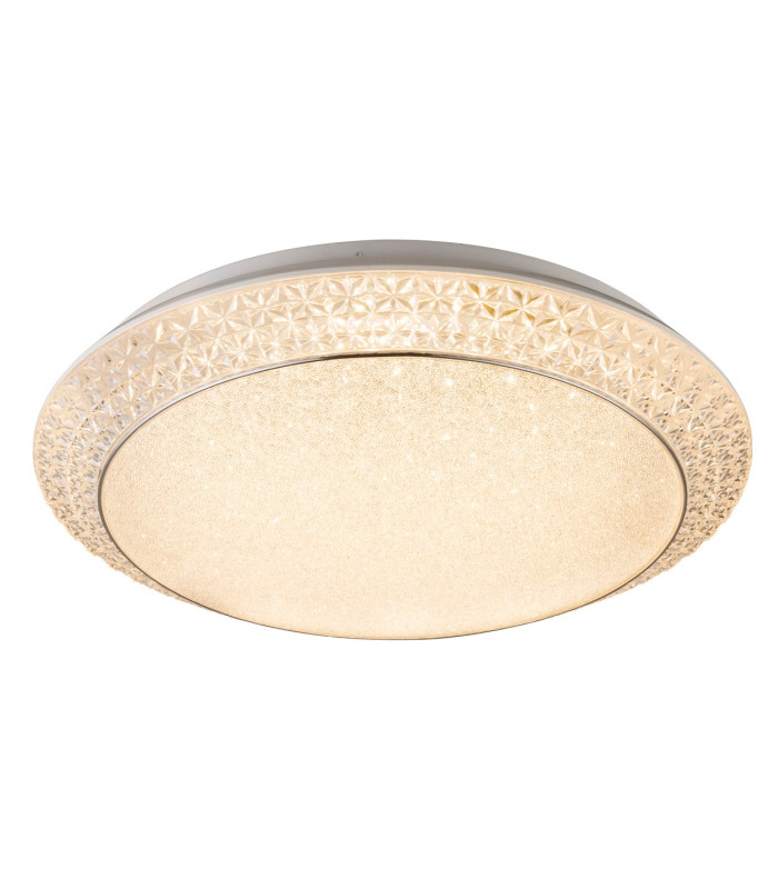 Ronja Decorative Flush Ceiling Light White LED Dimmable 3000-6000K Remote Control-2