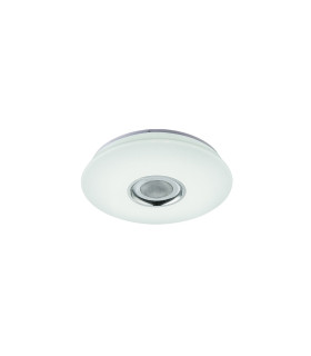 Nicole Decorative Flush Ceiling Light White LED Dimmable 2700-6500K Remote Control-1