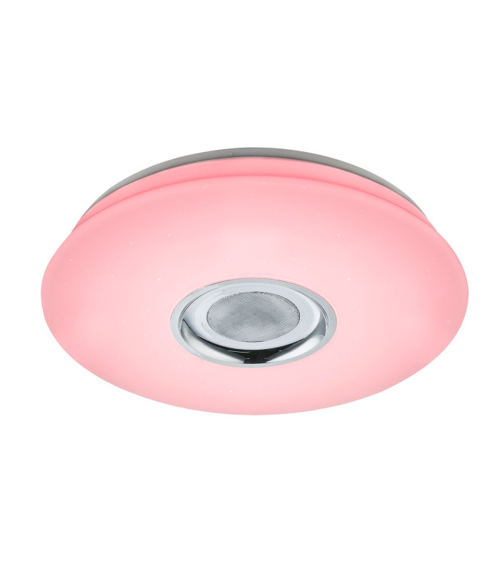 Nicole Decorative Flush Ceiling Light White LED Dimmable 2700-6500K Remote Control-6