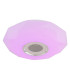 Nicole Decorative Flush Ceiling Light White LED Dimmable 2700-6500K Remote Control-10