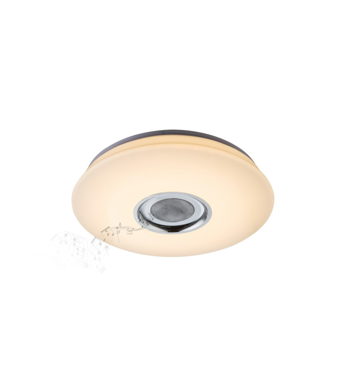 Nicole Decorative Flush Ceiling Light White LED Dimmable 2700-6500K Remote Control-11
