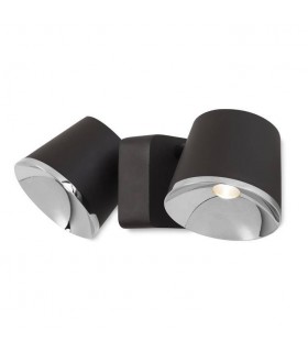 Integrated LED Wall / Ceiling Light Chrome, Brown - 1