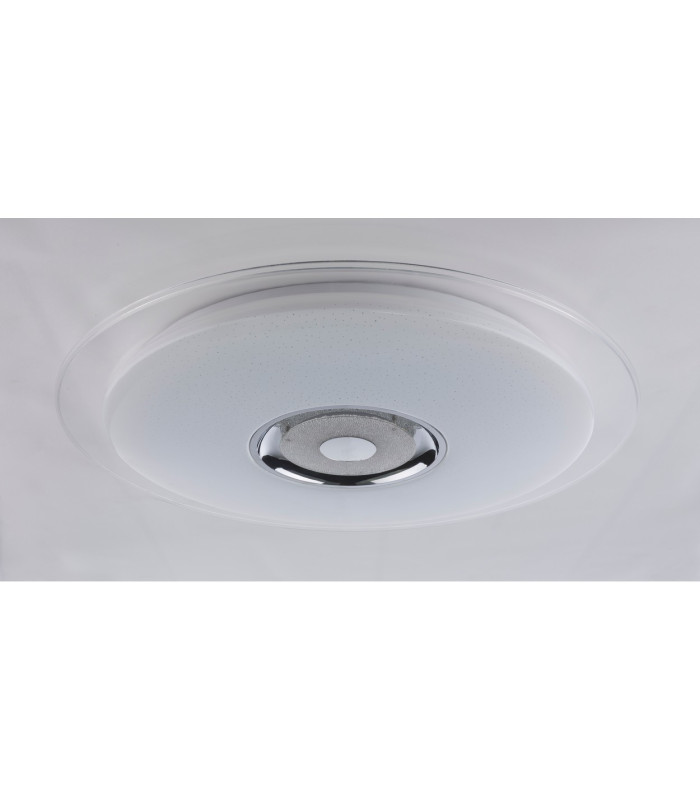 Tune Decorative Flush Ceiling Light White LED Dimmable 3000-6000K Remote Control-15