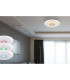 Tune Decorative Flush Ceiling Light White LED Dimmable 3000-6000K Remote Control-16