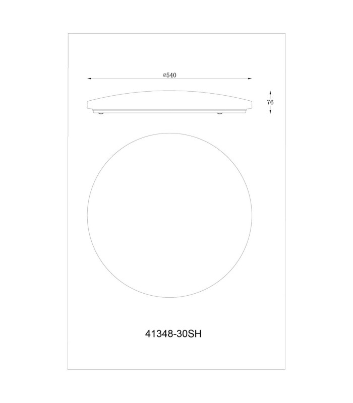 Sajama I Decorative Flush Ceiling Light White LED Dimmable 3000-6500K Remote Control Timer Tuya Smart-9