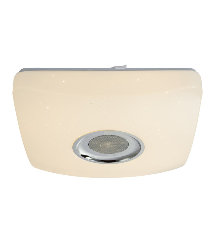 Ayleen Flush Ceiling Light White 1x RGBW LED Dimmable 3000-6000K Remote Control-3