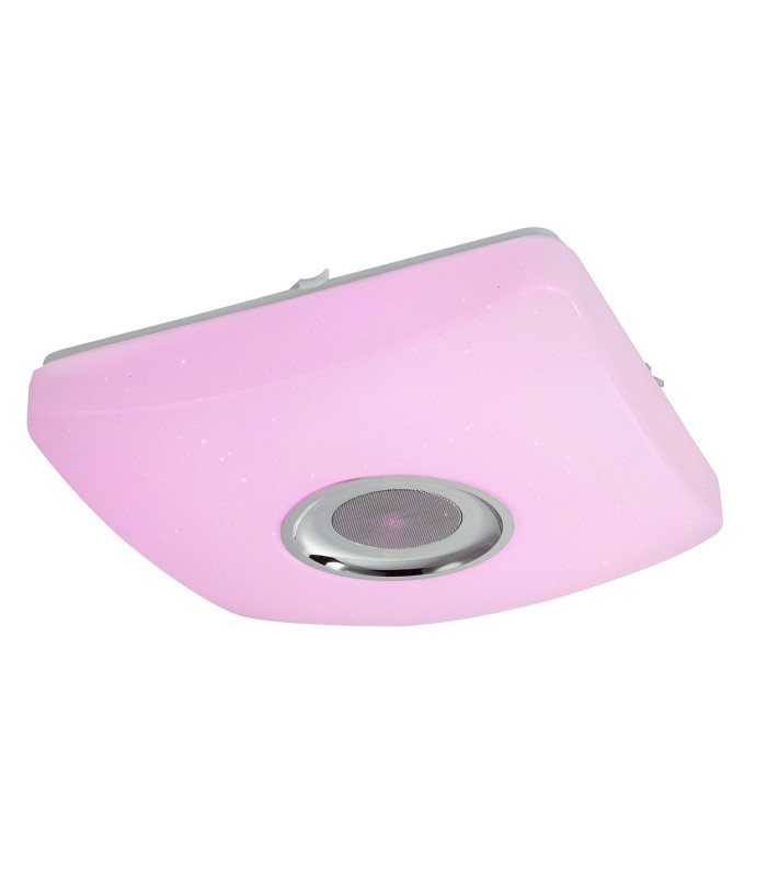 Ayleen Flush Ceiling Light White 1x RGBW LED Dimmable 3000-6000K Remote Control-9