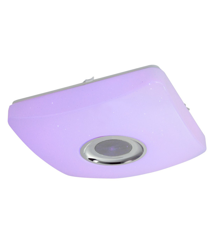 Ayleen Flush Ceiling Light White 1x RGBW LED Dimmable 3000-6000K Remote Control-10