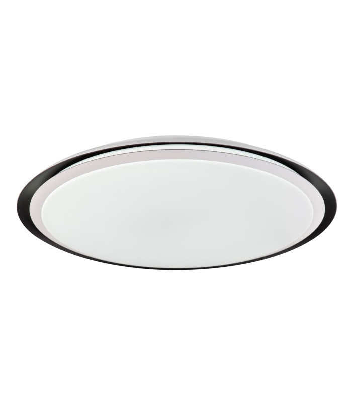 Xaver Decorative Flush Ceiling Light White 1x RGB LED Dimmable 3000-6500K Remote Control Timer Tuya Smart-3