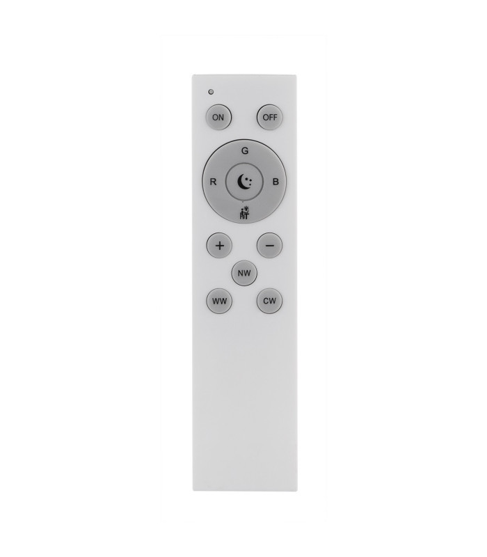 Xaver Decorative Flush Ceiling Light White 1x RGB LED Dimmable 3000-6500K Remote Control Timer Tuya Smart-11