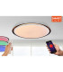 Xaver Decorative Flush Ceiling Light White 1x RGB LED Dimmable 3000-6500K Remote Control Timer Tuya Smart-12