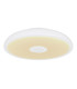 Raffy Decorative Flush Ceiling Light White IP44 1x RGB LED Dimmable 3000-6500K Remote Control-1