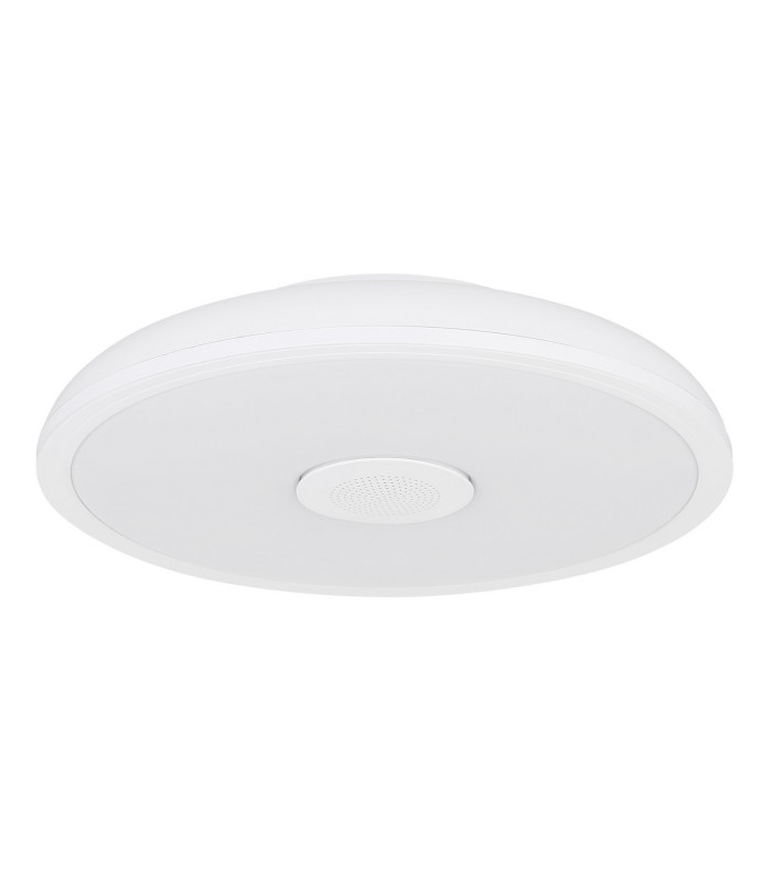Raffy Decorative Flush Ceiling Light White IP44 1x RGB LED Dimmable 3000-6500K Remote Control-2