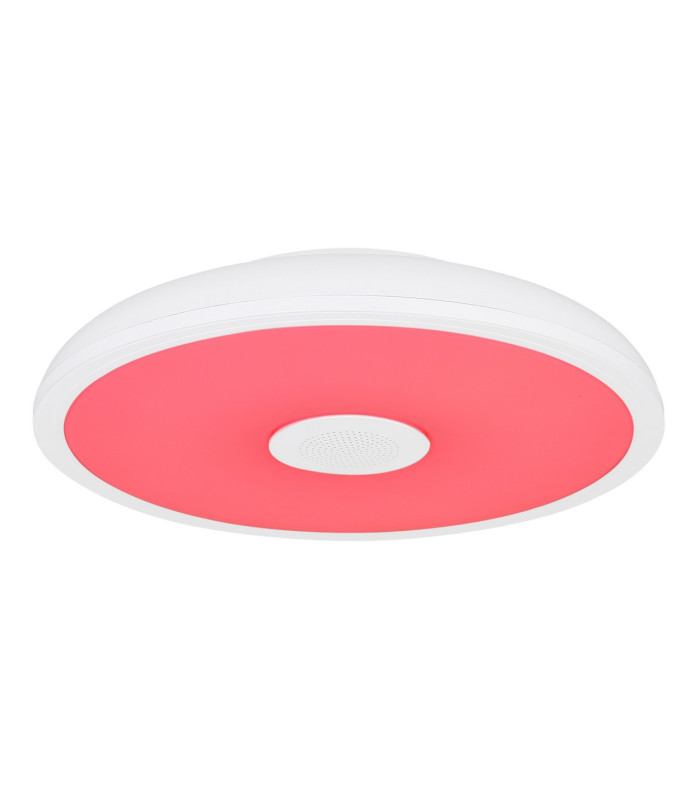 Raffy Decorative Flush Ceiling Light White IP44 1x RGB LED Dimmable 3000-6500K Remote Control-7