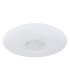 Sully Decorative Flush Ceiling Light White LED Dimmable 3000-6500K Remote Control-2