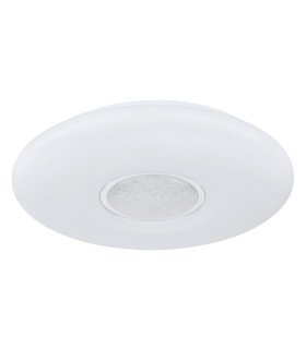 Sully Decorative Flush Ceiling Light White LED Dimmable 3000-6500K Remote Control-2