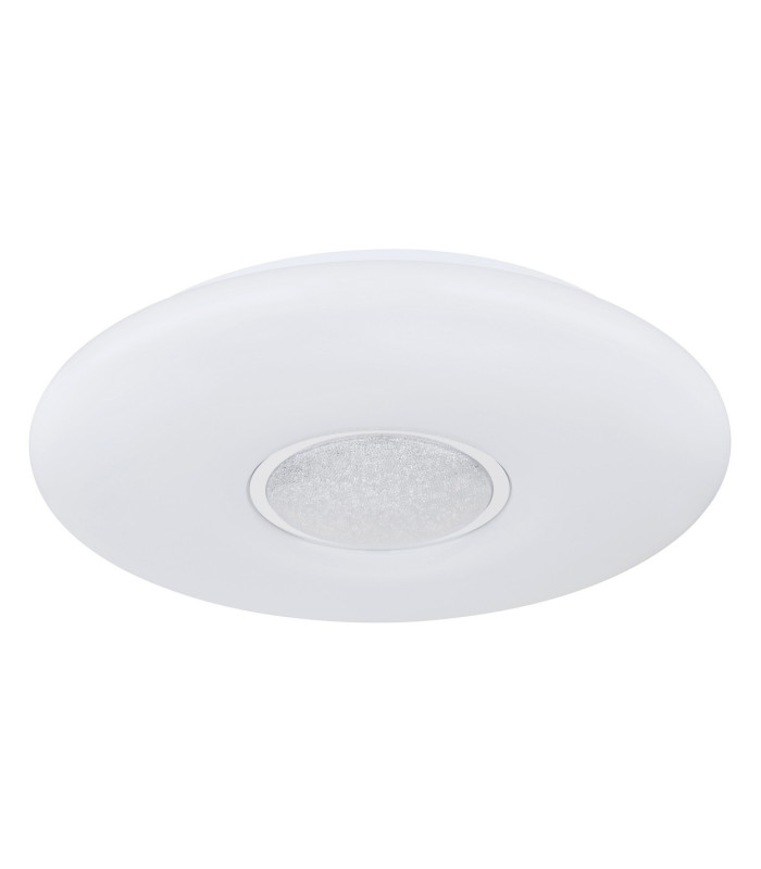 Sully Decorative Flush Ceiling Light White LED Dimmable 3000-6500K Remote Control-2