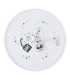 Sully Decorative Flush Ceiling Light White LED Dimmable 3000-6500K Remote Control-5