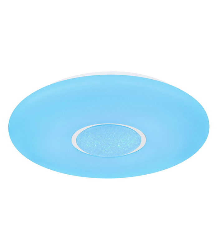 Sully Decorative Flush Ceiling Light White LED Dimmable 3000-6500K Remote Control-8