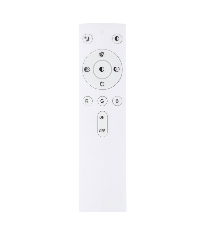 Sully Decorative Flush Ceiling Light White LED Dimmable 3000-6500K Remote Control-12
