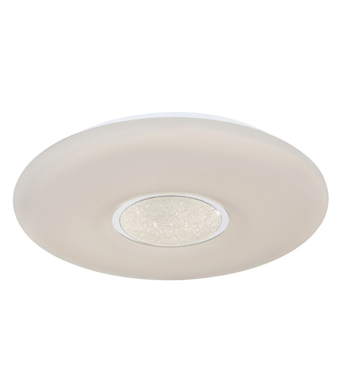 Sully Decorative Flush Ceiling Light White LED Dimmable 3000-6500K Remote Control-15