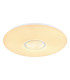 Sully Decorative Flush Ceiling Light White 1x RGB LED Dimmable 3000-6500K Timer-6