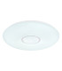 Sully Decorative Flush Ceiling Light White 1x RGB LED Dimmable 3000-6500K Timer-7