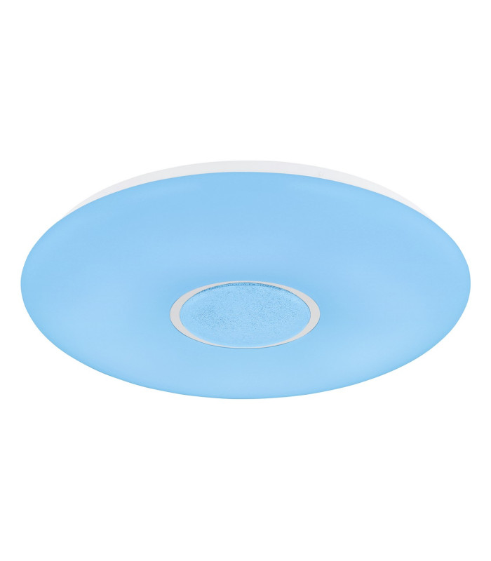 Sully Decorative Flush Ceiling Light White 1x RGB LED Dimmable 3000-6500K Timer-10