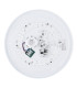 Sully Decorative Flush Ceiling Light Black LED Dimmable 3000-6500K Remote Control-5