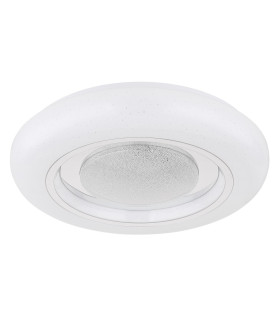 Burro Decorative Flush Ceiling Light White LED Dimmable 2700-6500K Remote Control-2