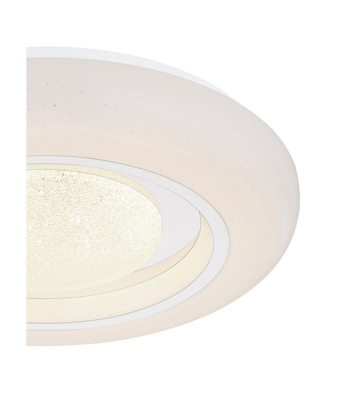 Burro Decorative Flush Ceiling Light White LED Dimmable 2700-6500K Remote Control-4