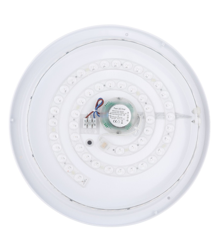 Burro Decorative Flush Ceiling Light White LED Dimmable 2700-6500K Remote Control-5