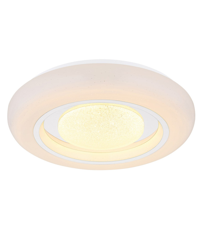 Burro Decorative Flush Ceiling Light White LED Dimmable 2700-6500K Remote Control-6