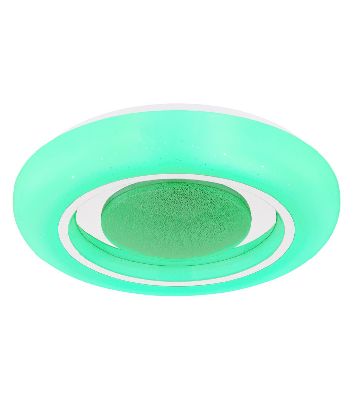 Burro Decorative Flush Ceiling Light White LED Dimmable 2700-6500K Remote Control-9