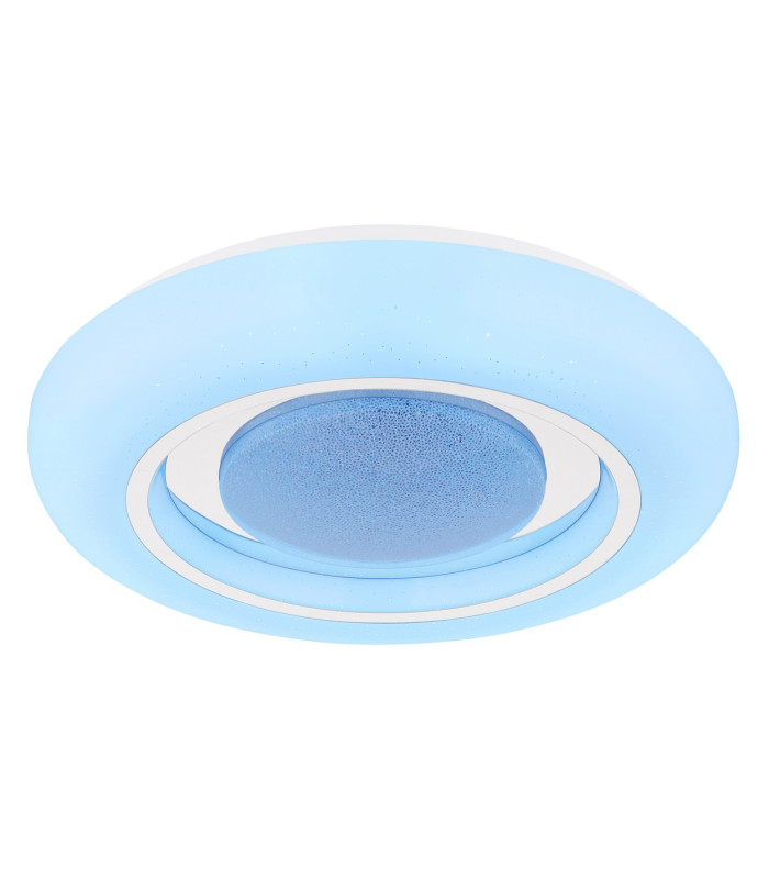 Burro Decorative Flush Ceiling Light White LED Dimmable 2700-6500K Remote Control-10