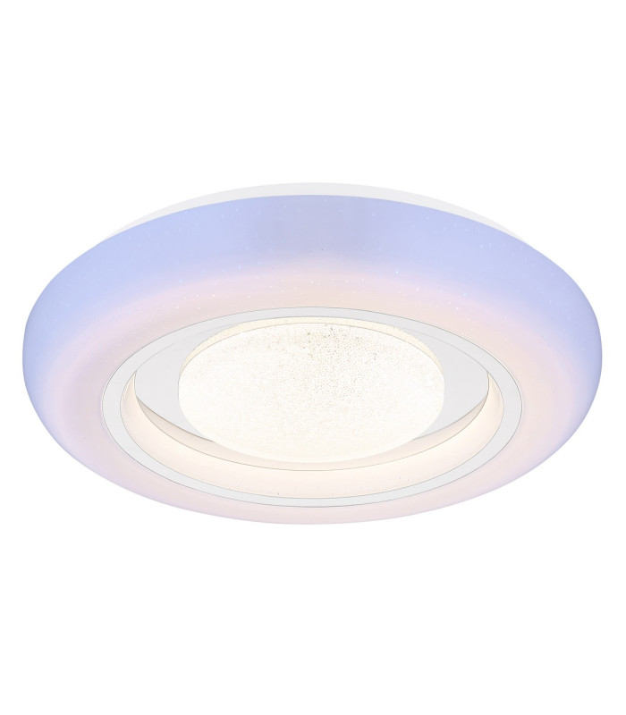 Burro Decorative Flush Ceiling Light White LED Dimmable 2700-6500K Remote Control-13
