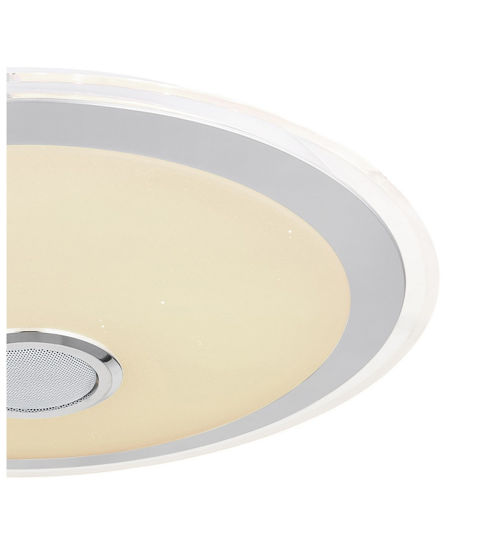 Dunny Decorative Flush Ceiling Light White LED Dimmable 2700-6500K Remote Control-3