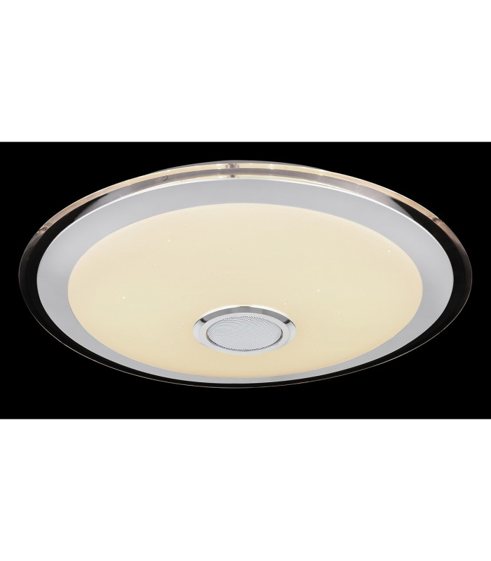 Dunny Decorative Flush Ceiling Light White LED Dimmable 2700-6500K Remote Control-4