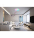 Dunny Decorative Flush Ceiling Light White LED Dimmable 2700-6500K Remote Control-11
