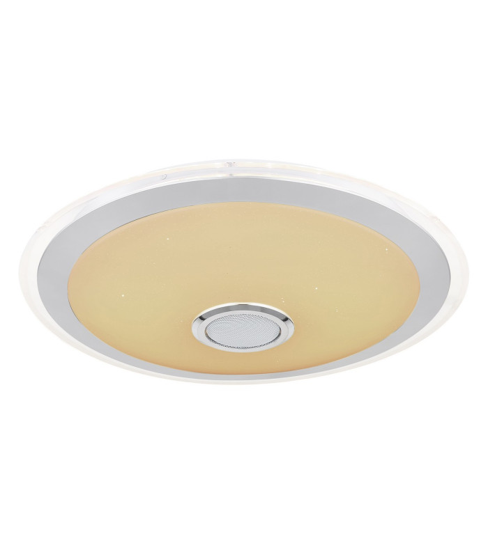 Dunny Decorative Flush Ceiling Light White LED Dimmable 2700-6500K Remote Control-12