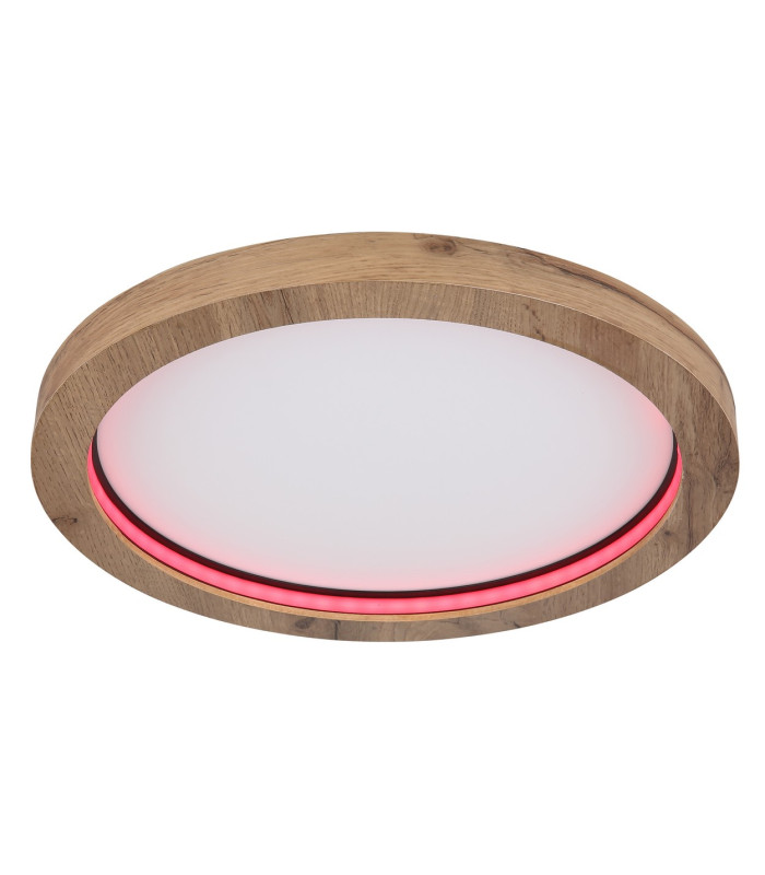 Branza Decorative Flush Ceiling Light Matt Black LED Dimmable 2700-6000K Remote Control-6