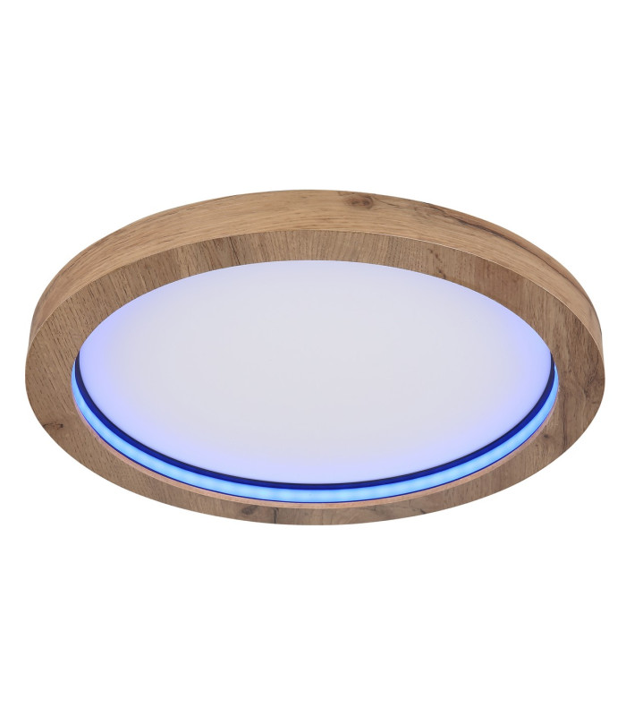Branza Decorative Flush Ceiling Light Matt Black LED Dimmable 2700-6000K Remote Control-8